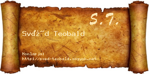 Svéd Teobald névjegykártya